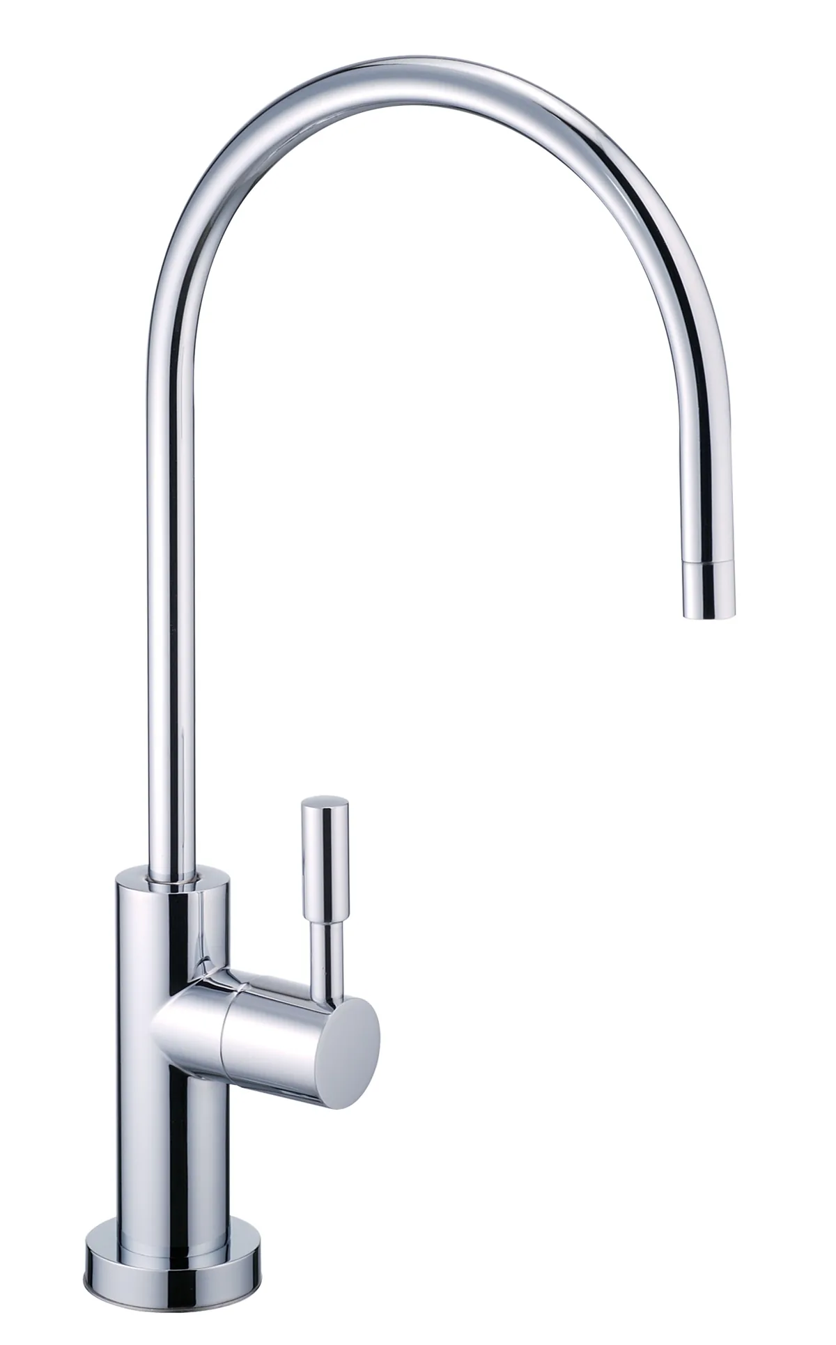 Polished chrome dedicated filter tap