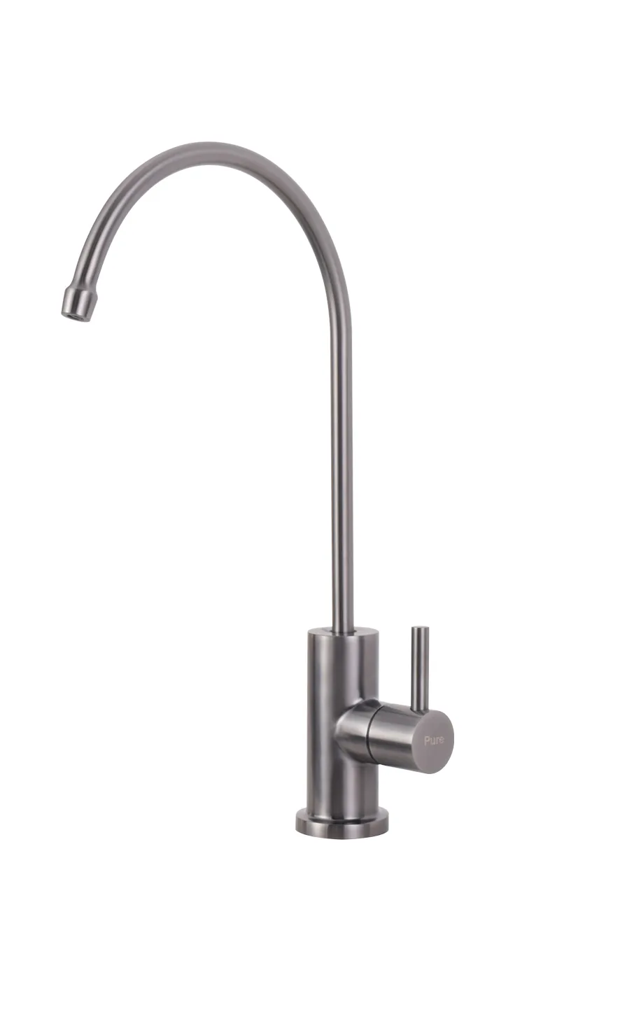 Gunmetal grey filter tap finish