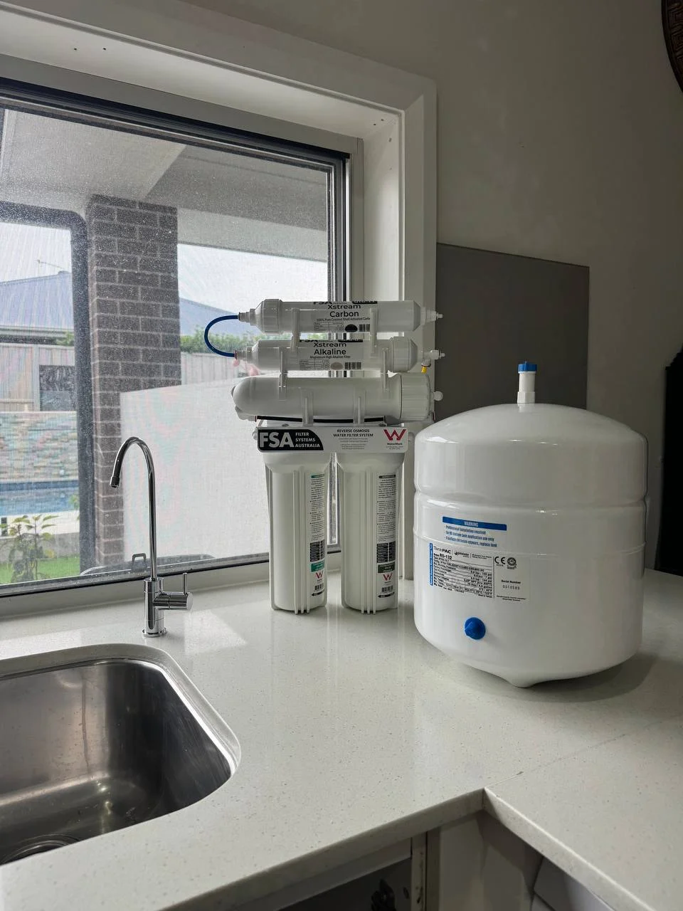Pure Advanced 5 stage quick-change alkaline reverse osmosis system Sydney