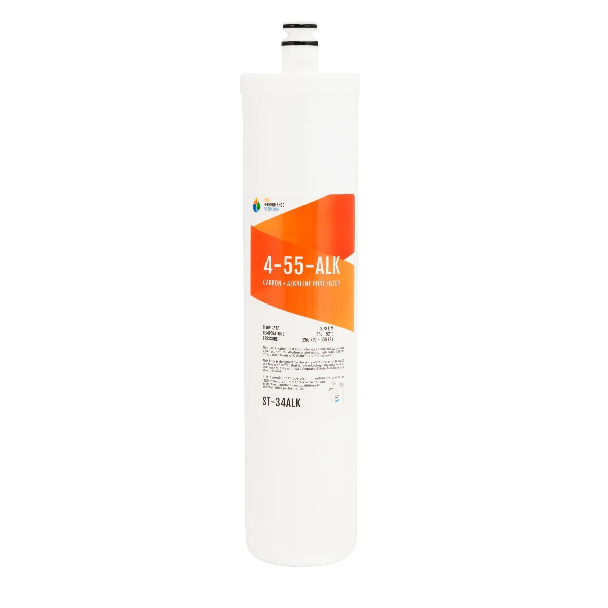 Japanese coconut carbon and calcium alkalising dual finishing quick-change post-filter cartridge for the Pure Luxe RO system