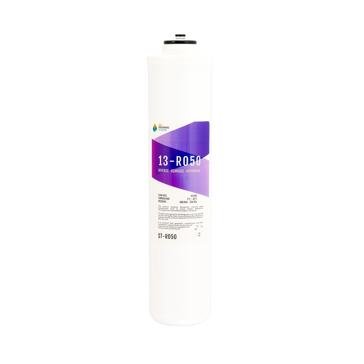 50 GPD Filmtec reverse osmosis membrane quick-change cartridge for the Pure Luxe smart monitor system