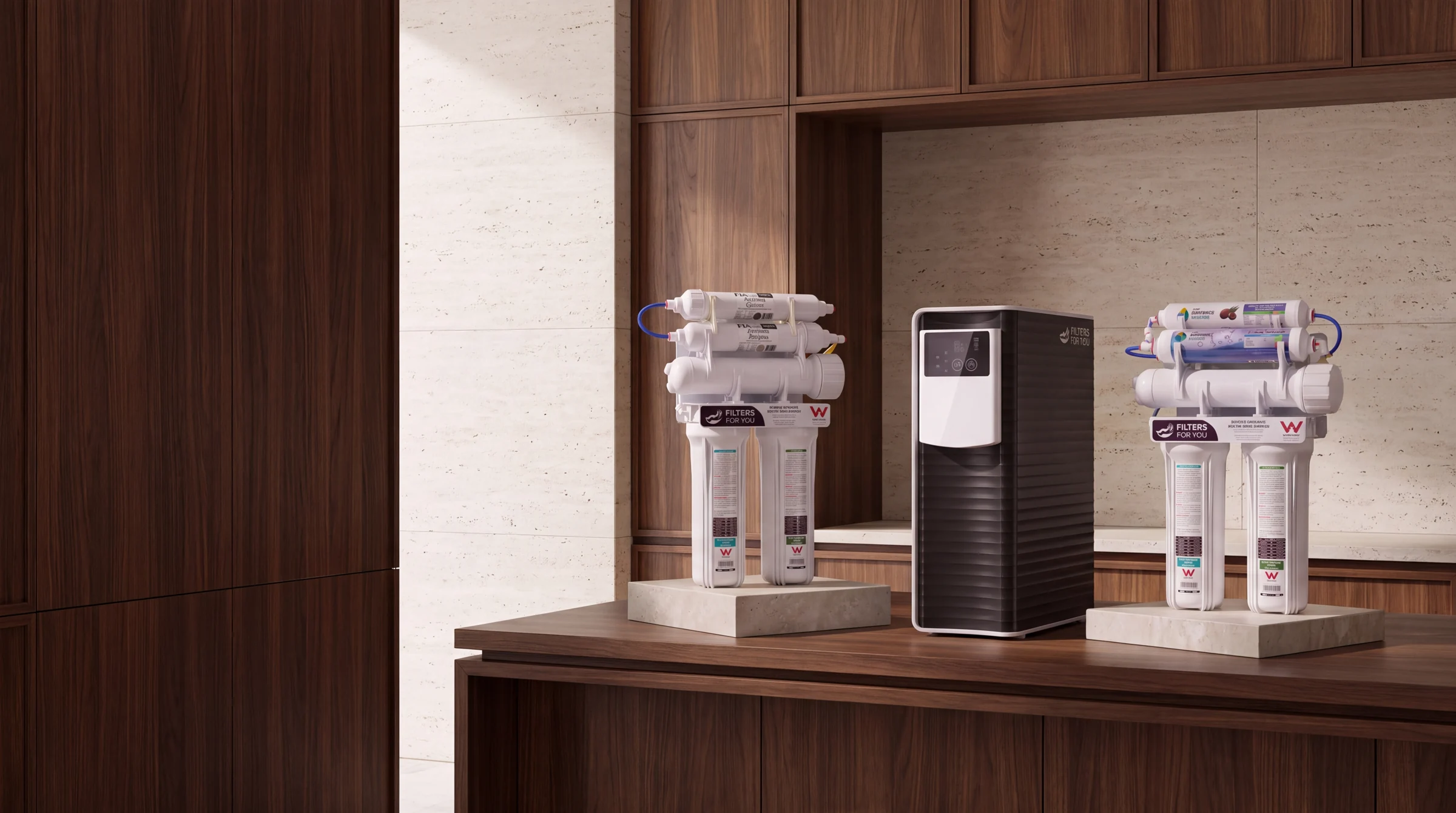 Pure Plus, Pure Premium and Pure Luxe reverse osmosis collection