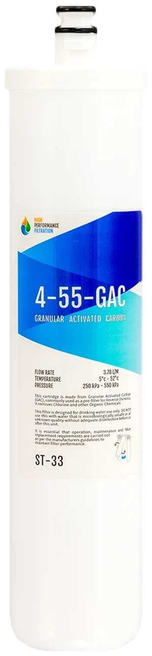 Granular carbon cartridge for Pure Luxe