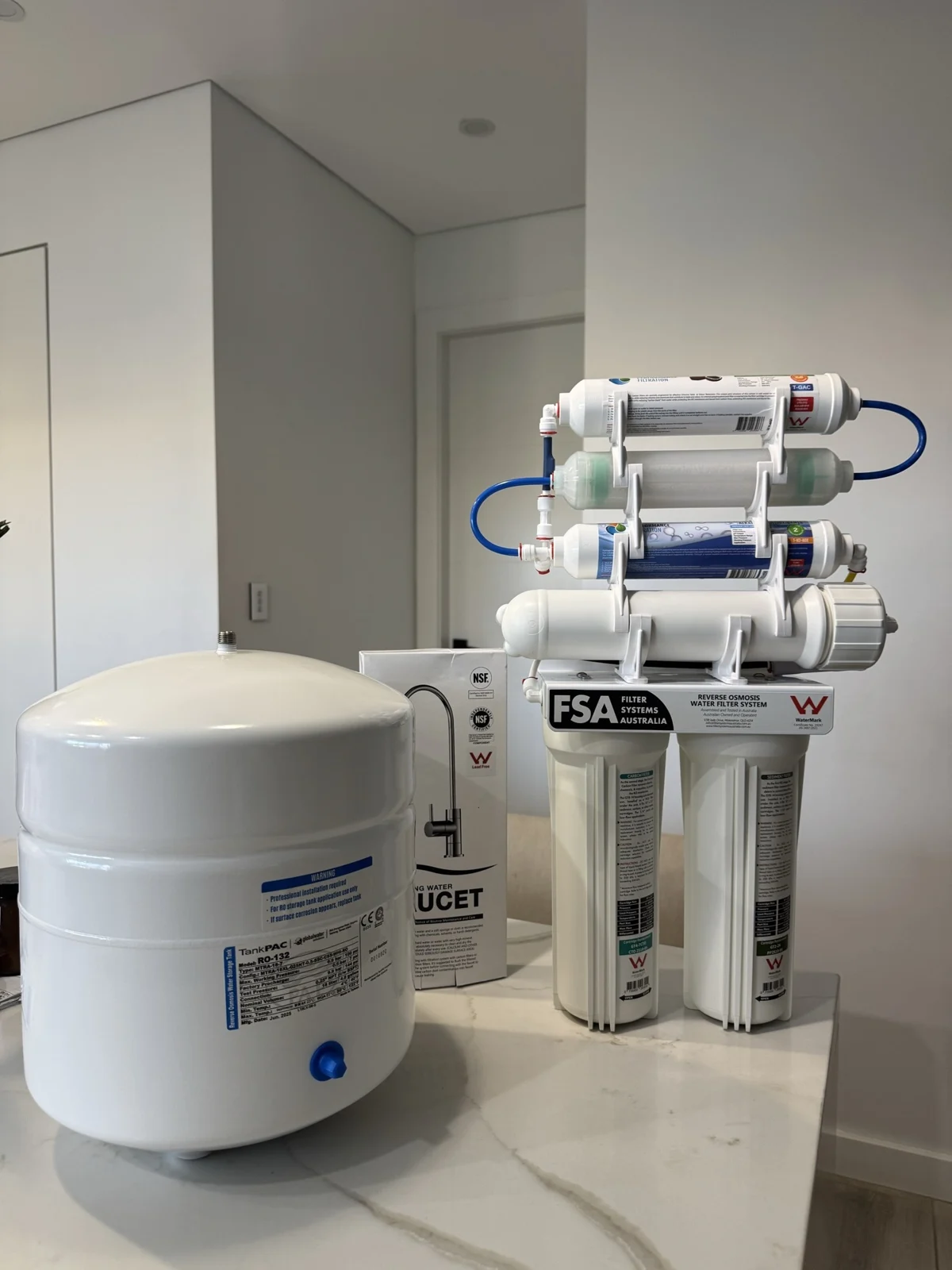 Pure Premium prepared for installation