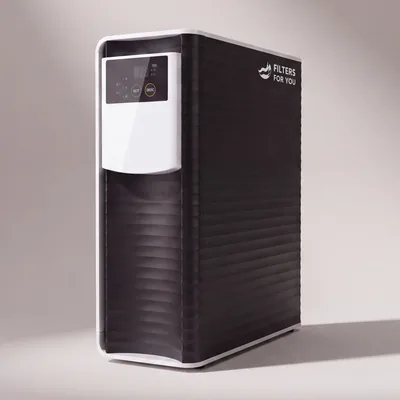 Pure Luxe smart reverse osmosis system with its display