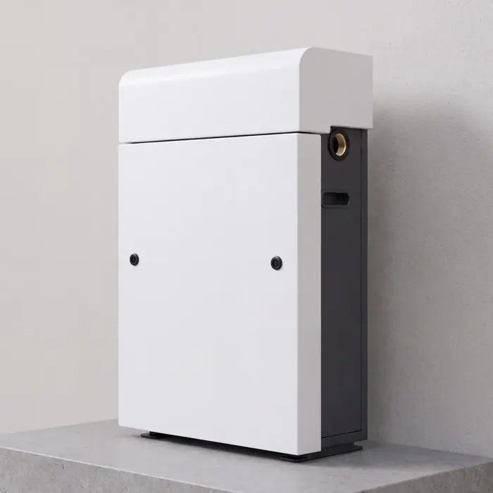 Pure Home Reserve whole house cabinet in white, studio photo