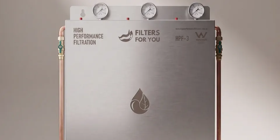 Pure Home whole house system in stainless steel